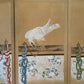 19th Century Japanese  Kayouzu  Falconry Screen  SD 62