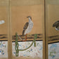 19th Century Japanese  Kayouzu  Falconry Screen  SD 62