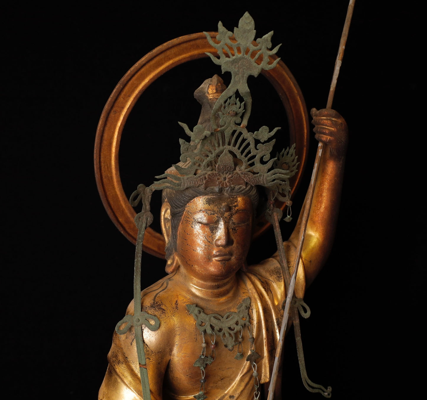 Beautiful Buddhist statue of Kannon (Guanyin) Bodhisattva.