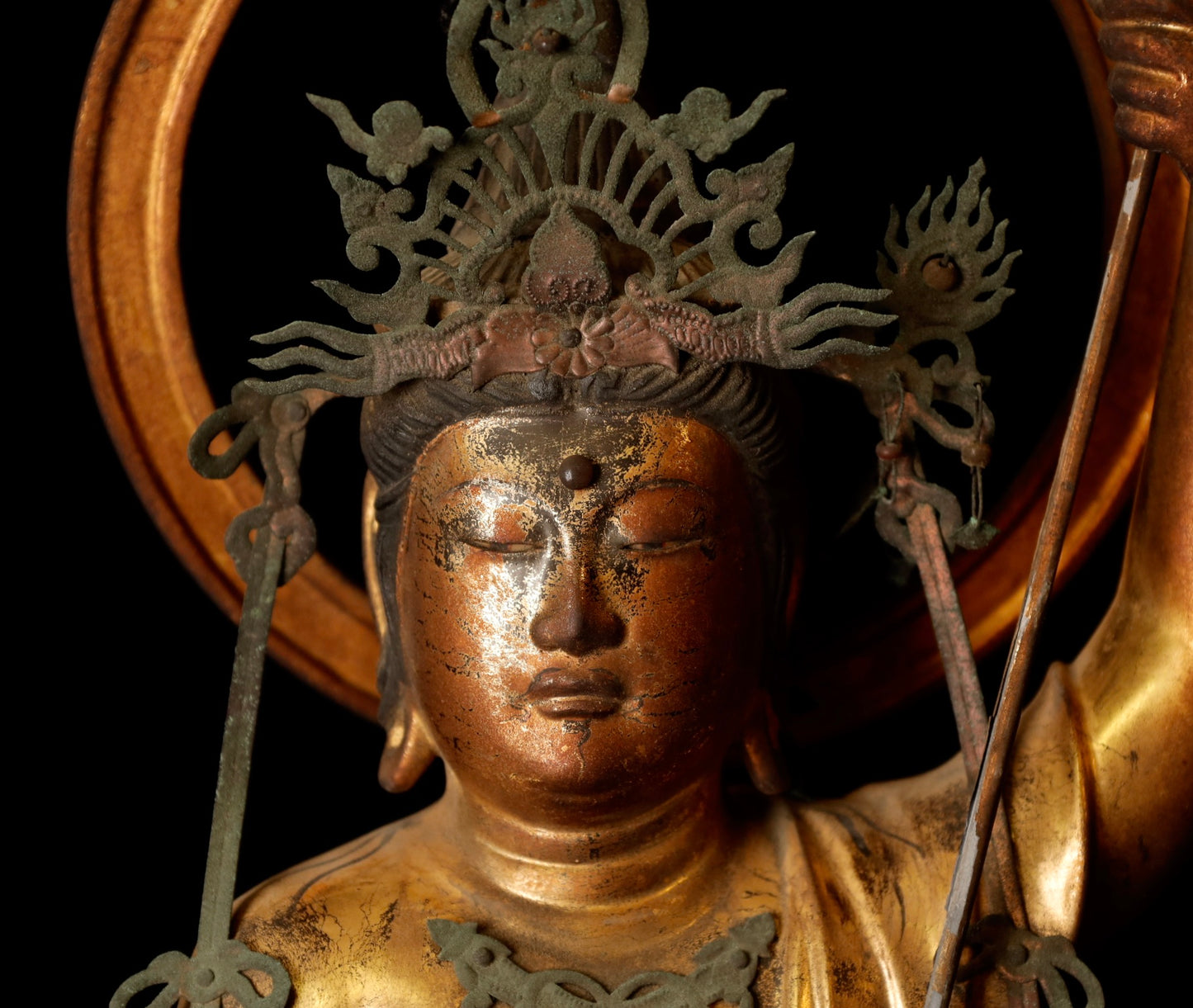 Beautiful Buddhist statue of Kannon (Guanyin) Bodhisattva.