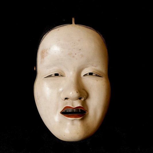 Japanese Noh mask representing a woman jealousy transformed herself to a living spirit  ZC63