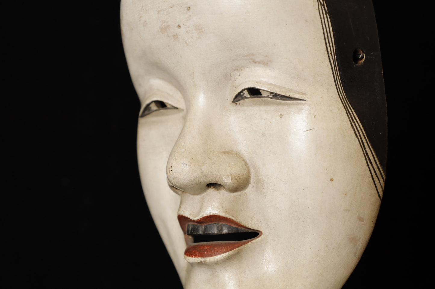 Japanese Noh mask representing a woman jealousy transformed herself to a living spirit  ZC63