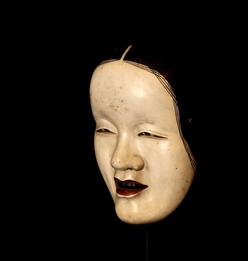 Japanese Noh mask representing a woman jealousy transformed herself to a living spirit  ZC63