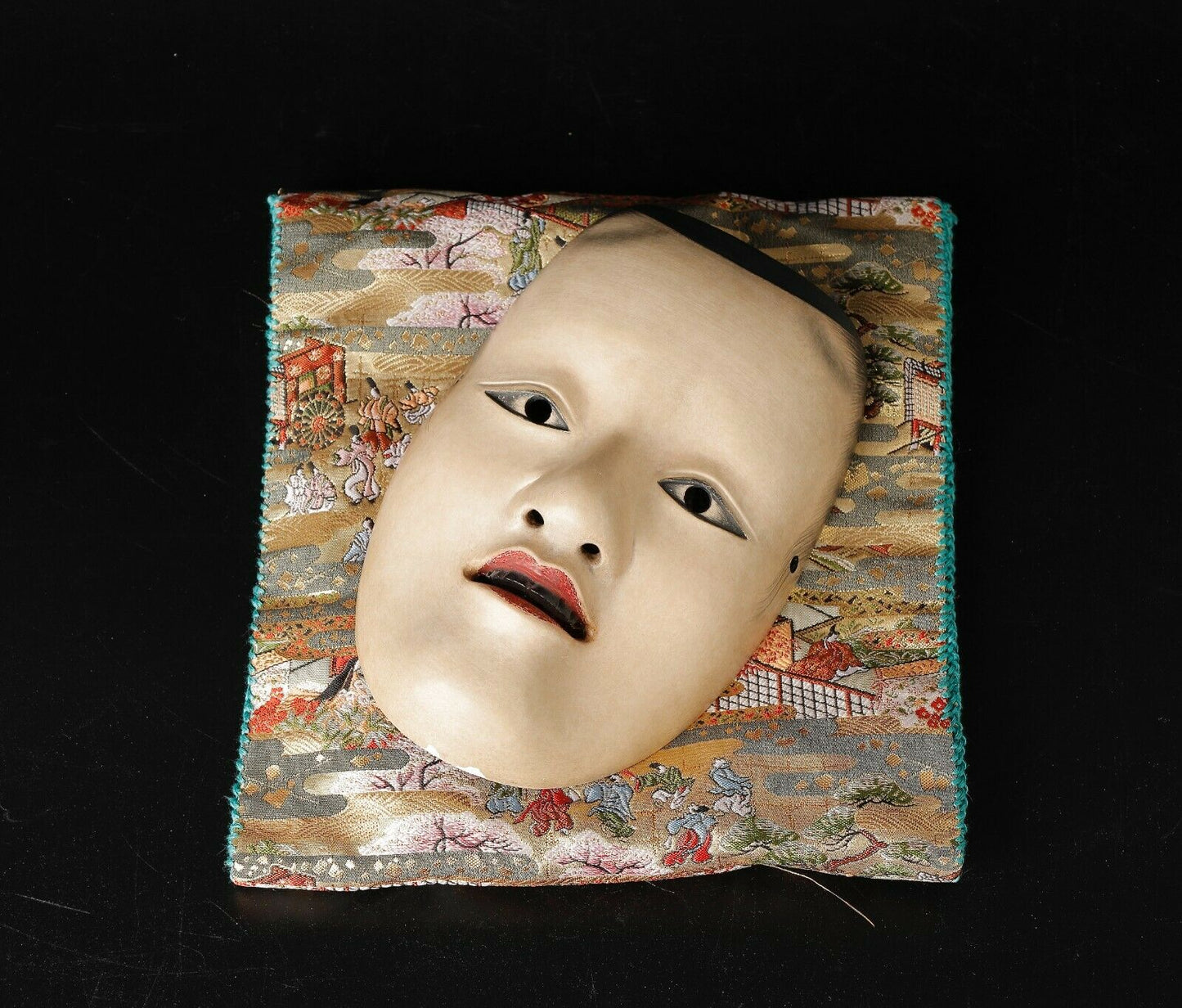 Japanese Jyuroku (sixteen) Noh Mask representing a warriors who die young SS72